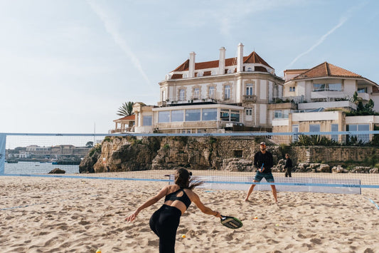 Beach Tennis Match