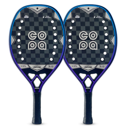 2 Pack Jupiter 18K Carbon Fiber Beach Tennis Racket