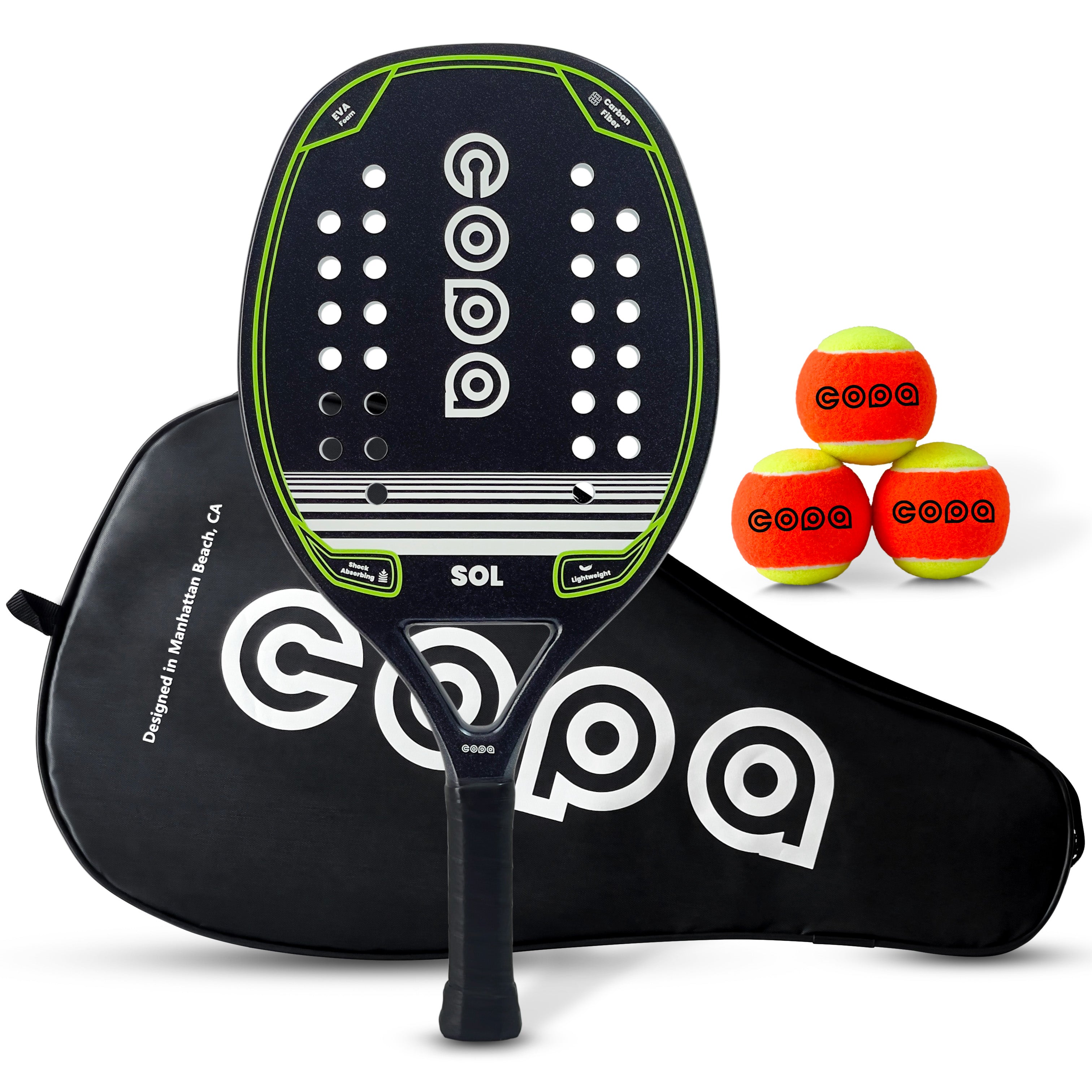 High Quality Beach Tennis Racket 50% Carbon Fiber – Copa Beach Tennis