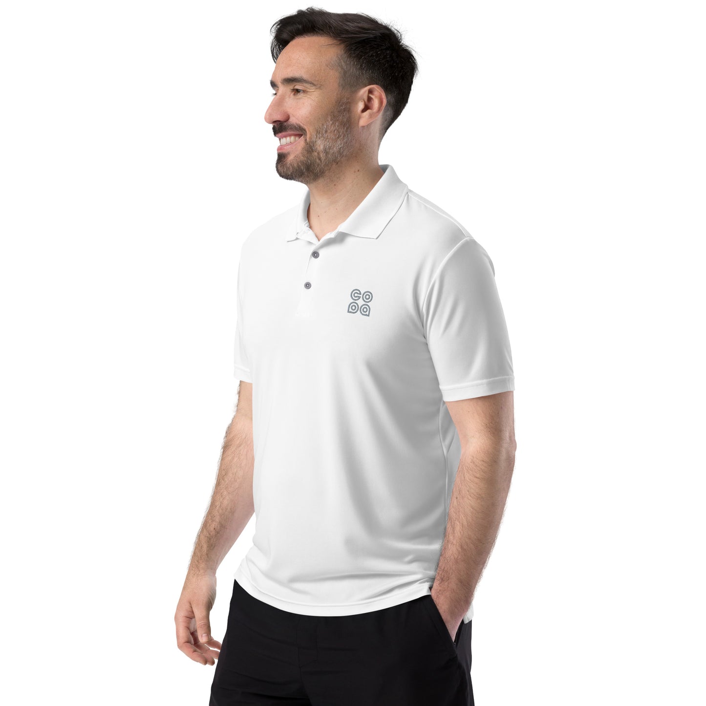 Adidas x Copa Beach Tennis Rally Sustainable Polo Shirt Collab - White