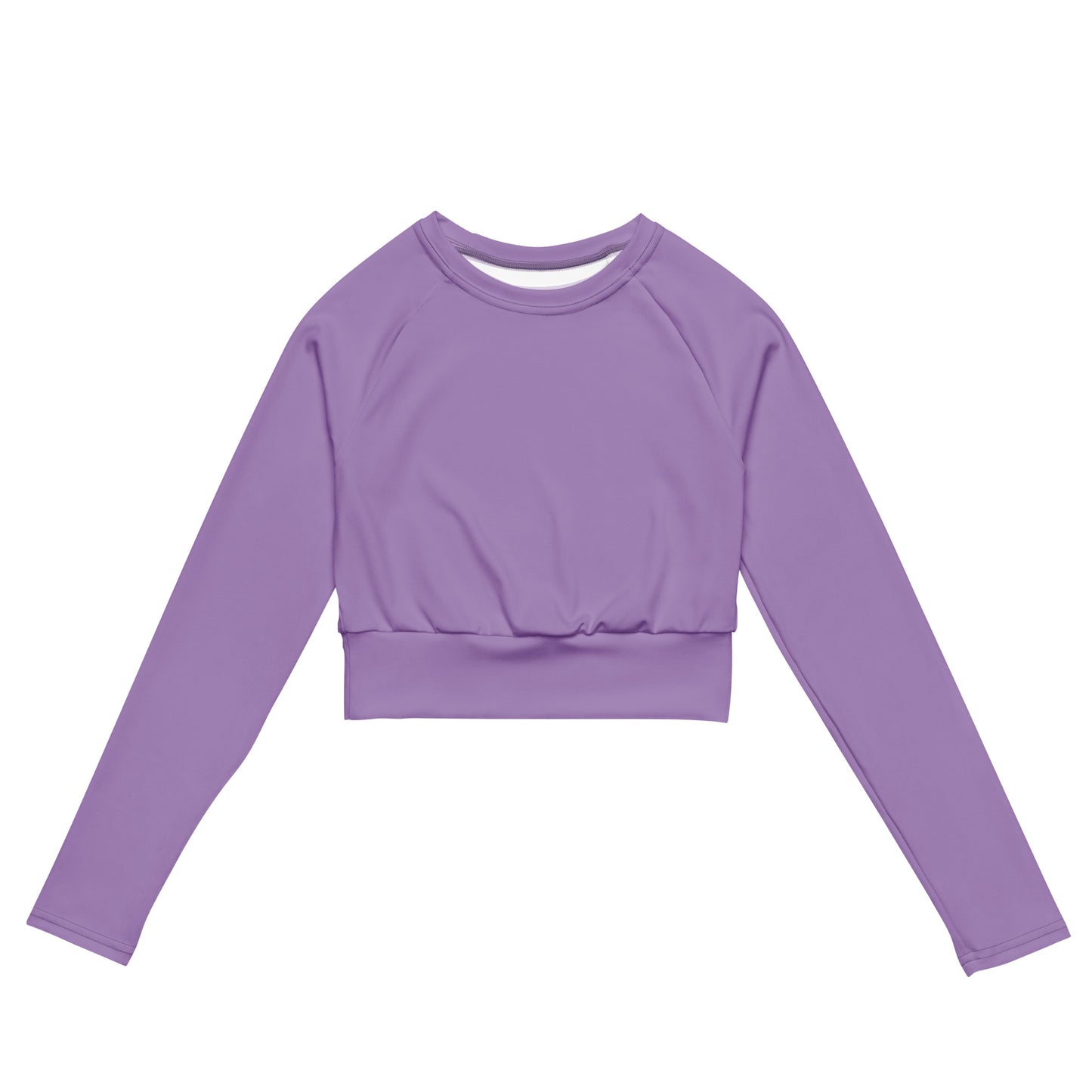 Swift Movement Tech Recycled Athletic Crop Top - Beach Lavendar