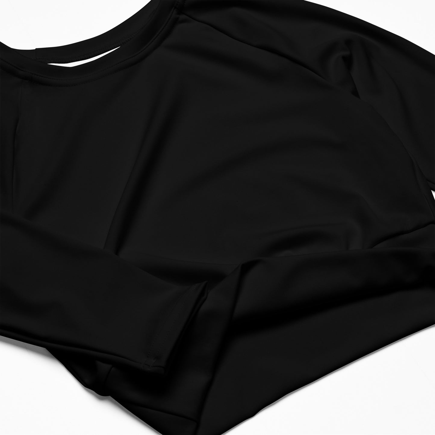 Swift Movement Tech Recycled Athletic Crop Top - Black