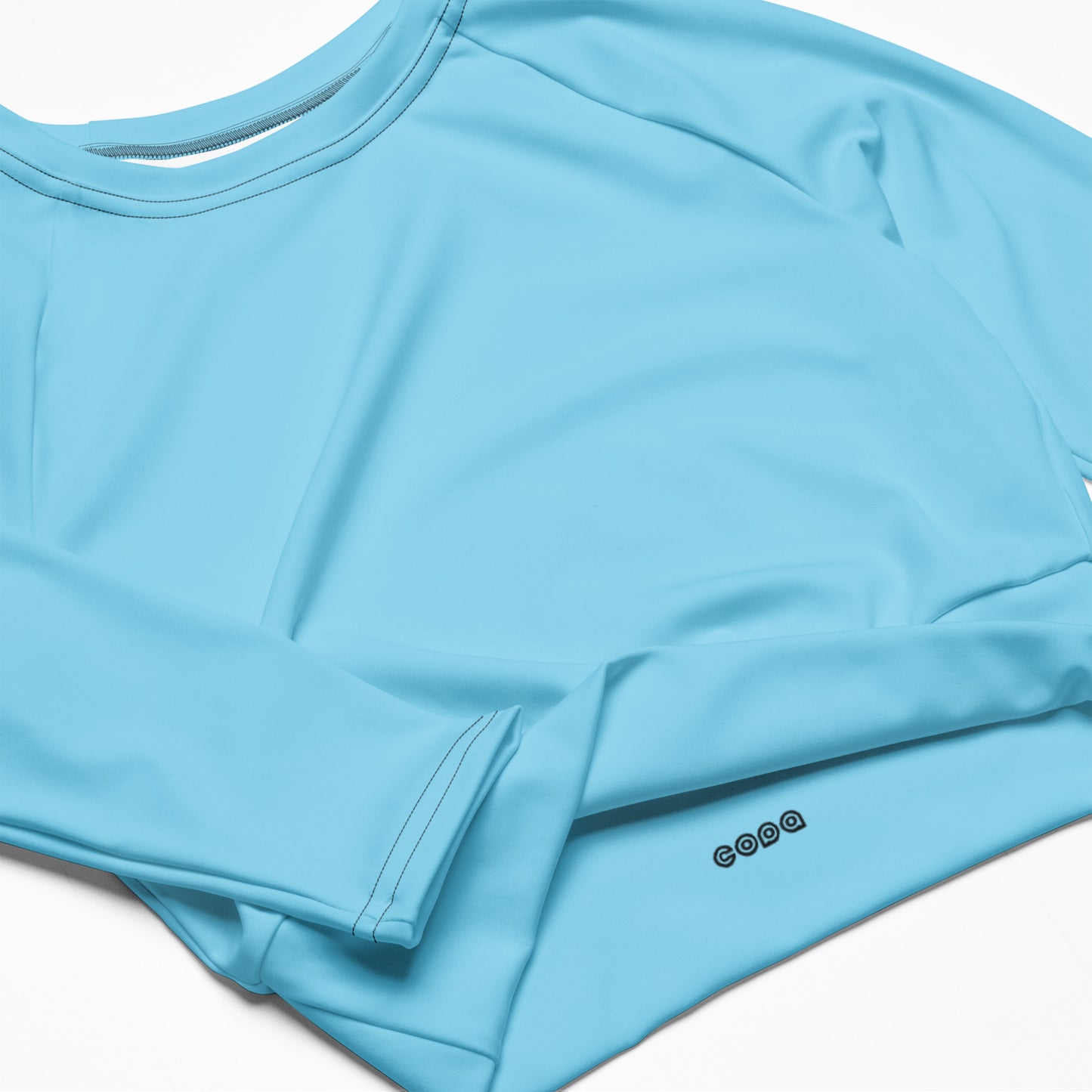 Swift Movement Tech Recycled Athletic Crop Top - Sky