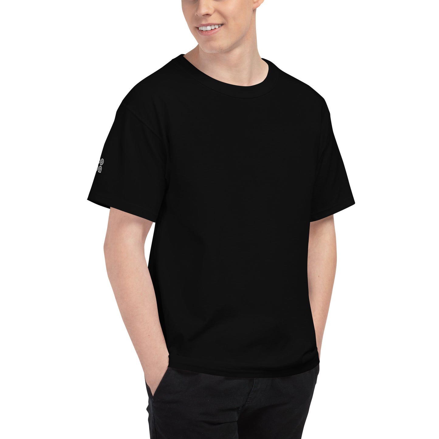 Champion x Copa Beach Tennis Collab Cotton Oversize T-Shirt - Black