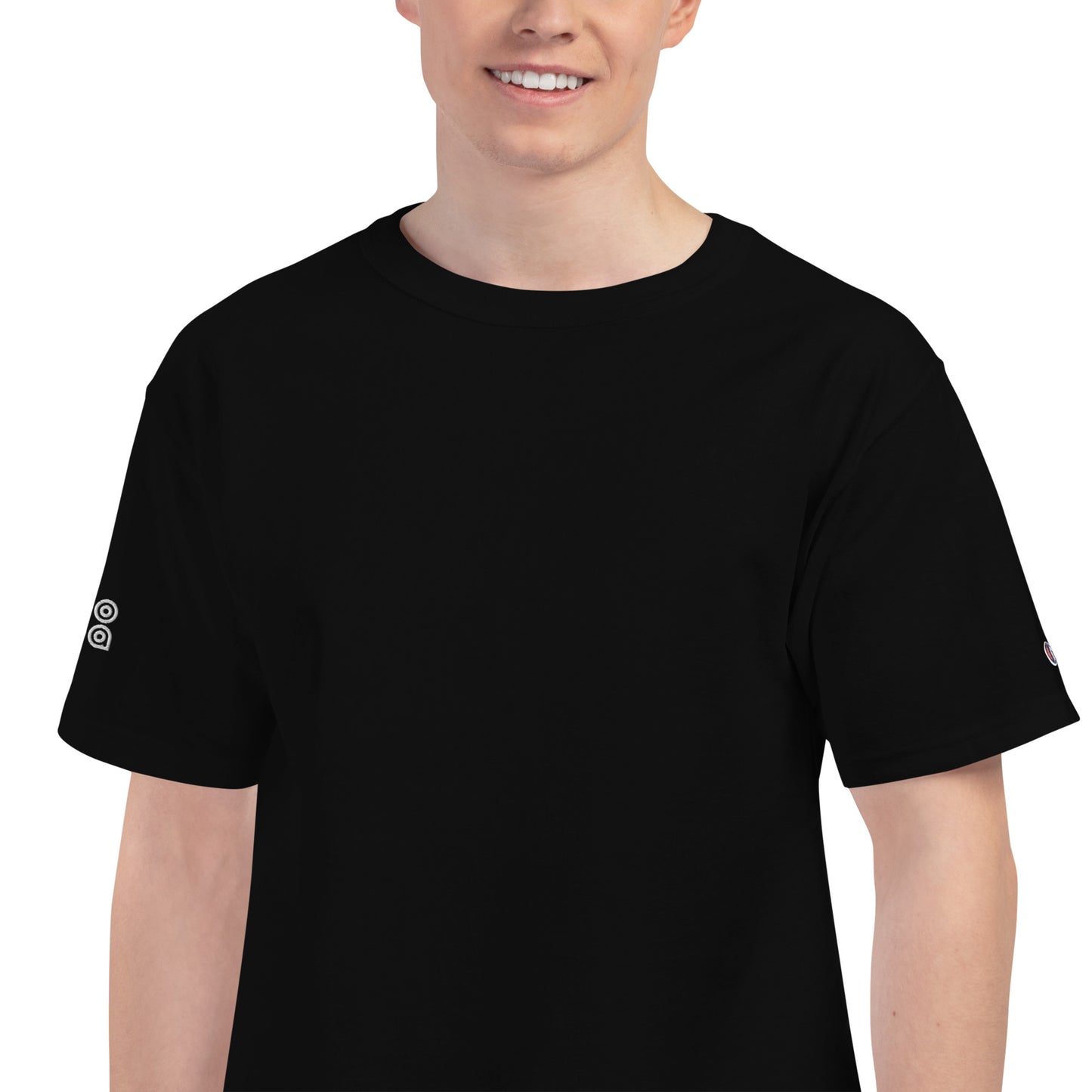 Champion x Copa Beach Tennis Collab Cotton Oversize T-Shirt - Black