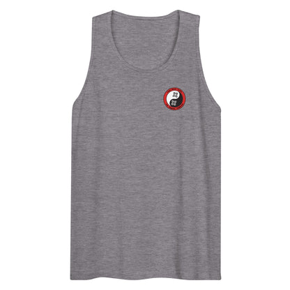 Yin Yang Performance Beach Work Out Muscle Shirt Copa Beach Tennis - Heather Gray