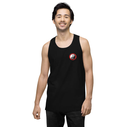 Yin Yang Performance Beach Work Out Muscle Shirt Copa Beach Tennis - Black