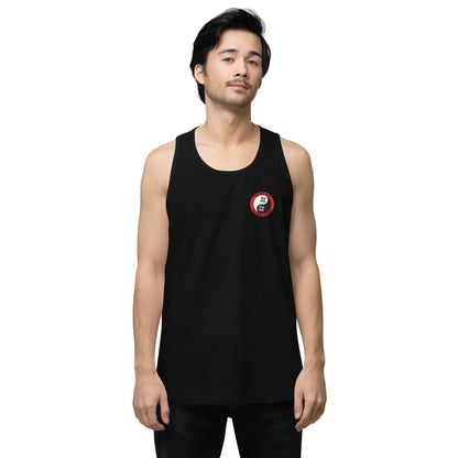 Yin Yang Performance Beach Work Out Muscle Shirt Copa Beach Tennis - Black