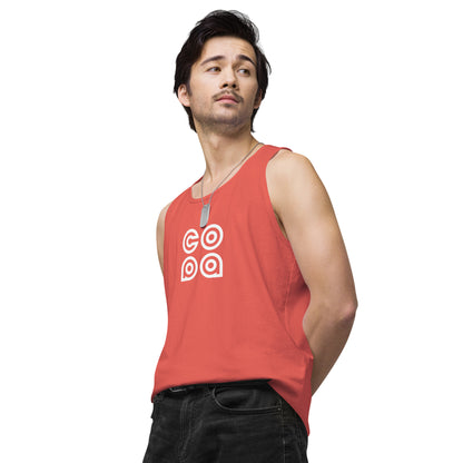 Performance Beach Work Out Logo Muscle Shirt Copa Beach Tennis - Coral