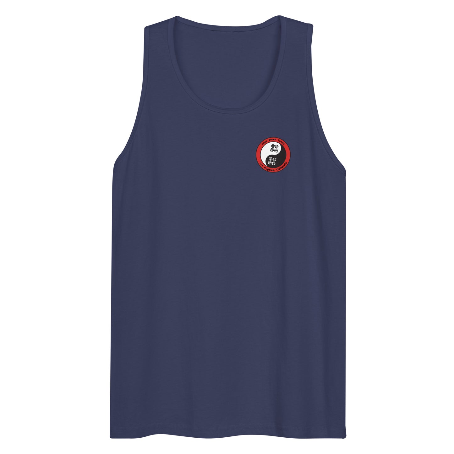 Yin Yang Performance Beach Work Out Muscle Shirt Copa Beach Tennis - Harbor Blue