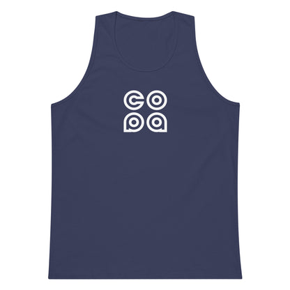 Performance Beach Work Out Logo Muscle Shirt Copa Beach Tennis - Harbor Blue