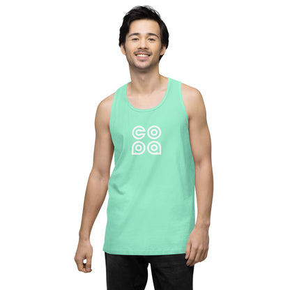 Performance Beach Work Out Logo Muscle Shirt Copa Beach Tennis - Mint