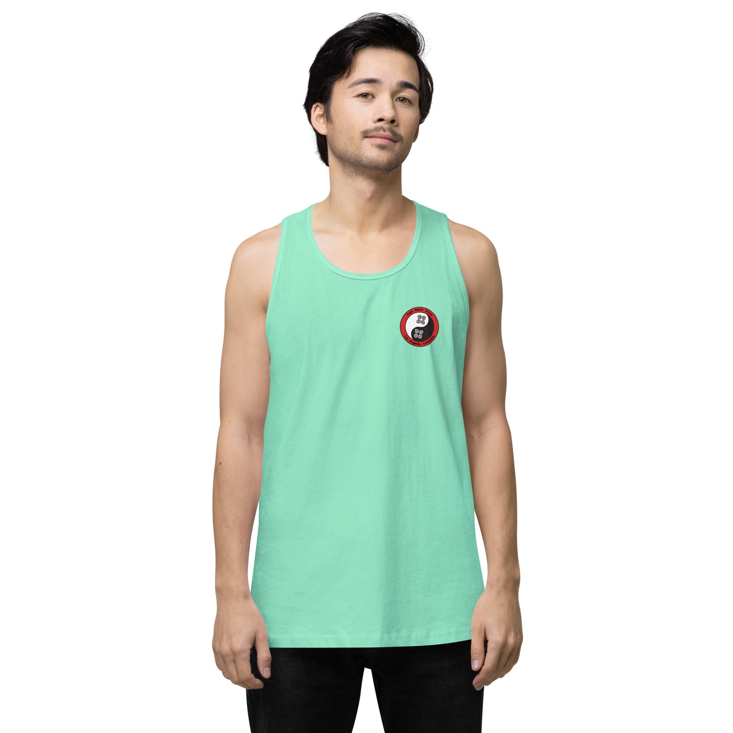 Yin Yang Performance Beach Work Out Muscle Shirt Copa Beach Tennis - Mint