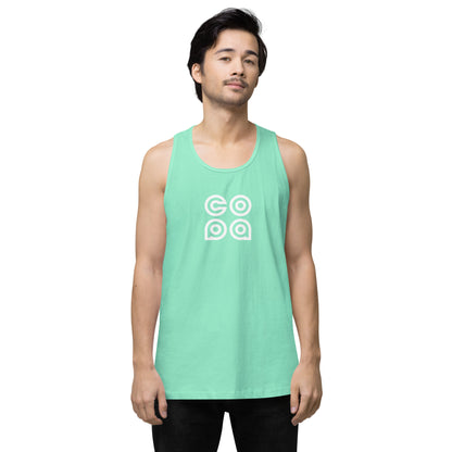 Performance Beach Work Out Logo Muscle Shirt Copa Beach Tennis - Mint