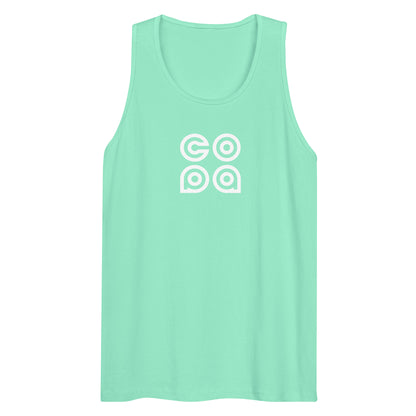 Performance Beach Work Out Logo Muscle Shirt Copa Beach Tennis - Mint