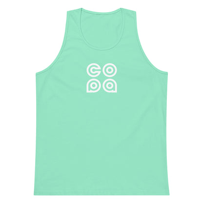 Performance Beach Work Out Logo Muscle Shirt Copa Beach Tennis - Mint