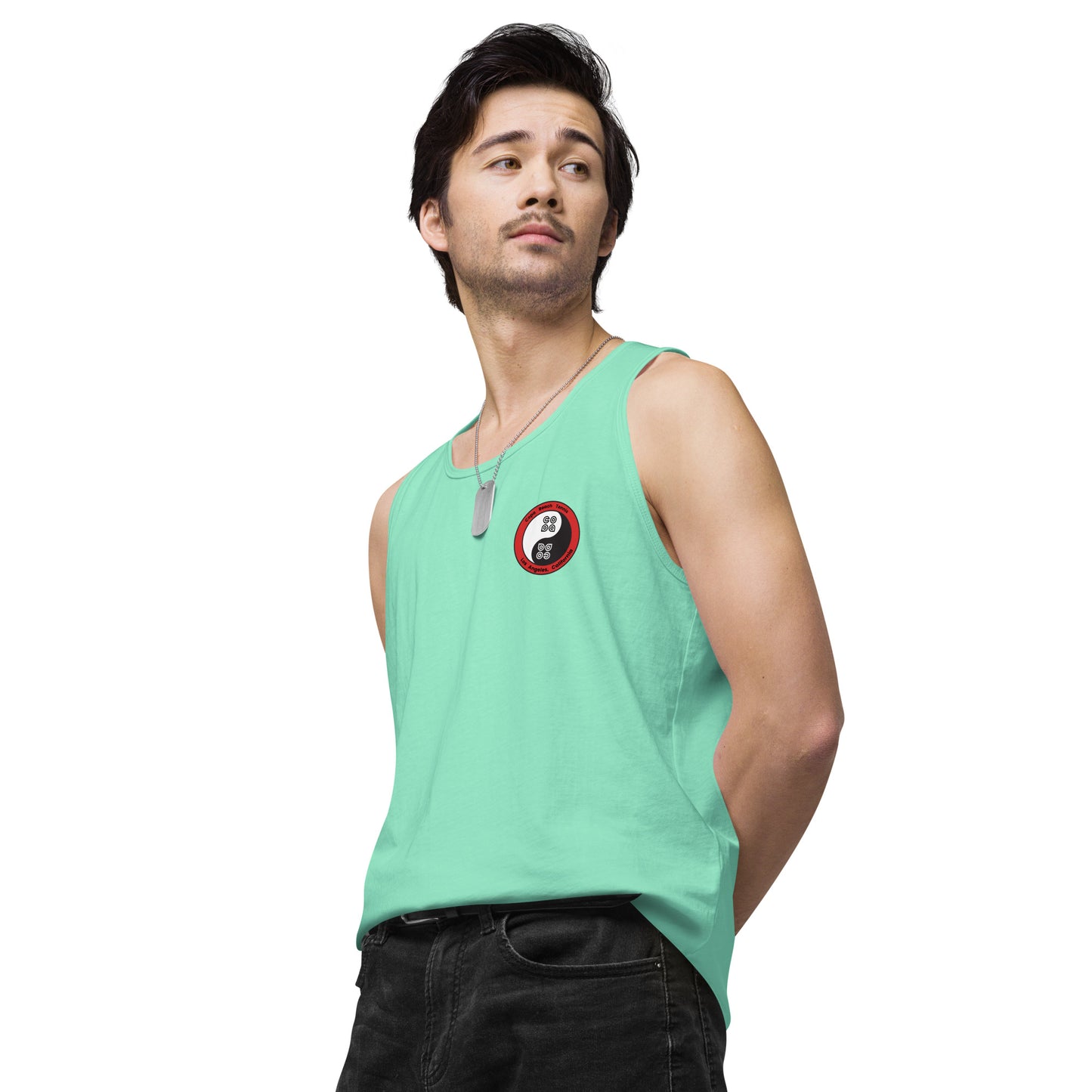 Yin Yang Performance Beach Work Out Muscle Shirt Copa Beach Tennis - Mint