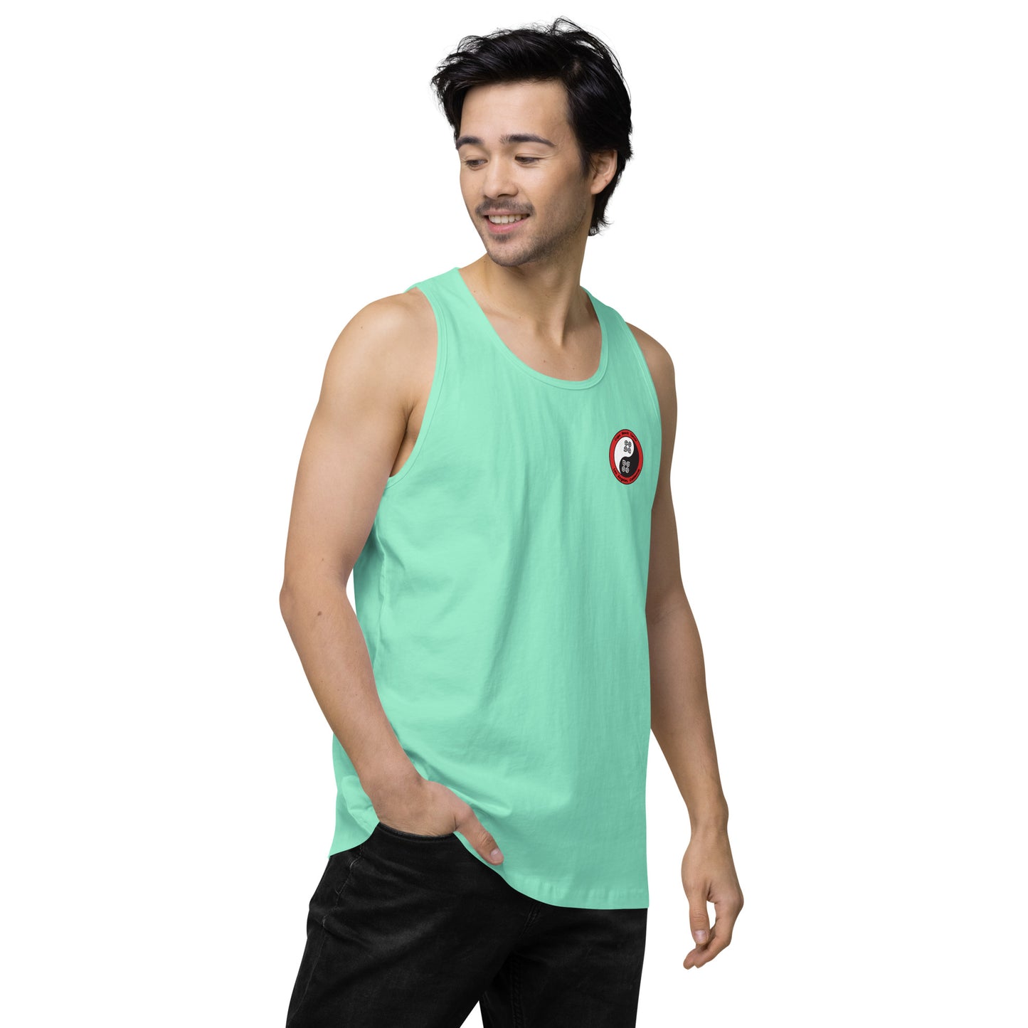 Yin Yang Performance Beach Work Out Muscle Shirt Copa Beach Tennis - Mint