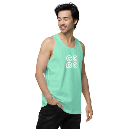 Performance Beach Work Out Logo Muscle Shirt Copa Beach Tennis - Mint