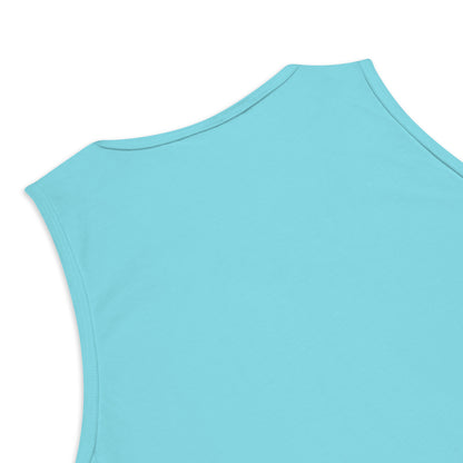 Yin Yang Performance Beach Work Out Muscle Shirt Copa Beach Tennis - Pacfic Blue