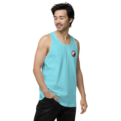 Yin Yang Performance Beach Work Out Muscle Shirt Copa Beach Tennis - Pacfic Blue