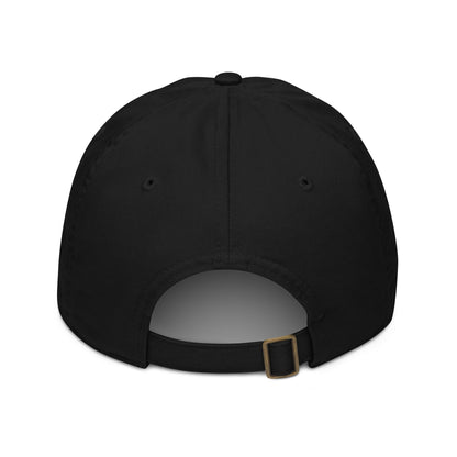 100% Organic Cotton Sand Court Hat Copa Beach Tennis Logo - Black