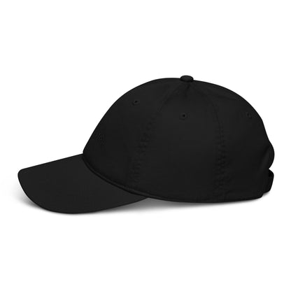 100% Organic Cotton Sand Court Hat Copa Beach Tennis Logo - Black