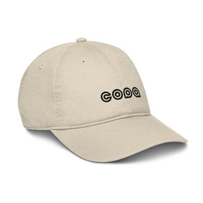 100% Organic Cotton Sand Court Hat Copa Beach Tennis Logo - Sand