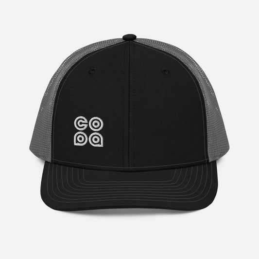 Matchup Trucker Hat Copa Beach Tennis - Black + Charcoal