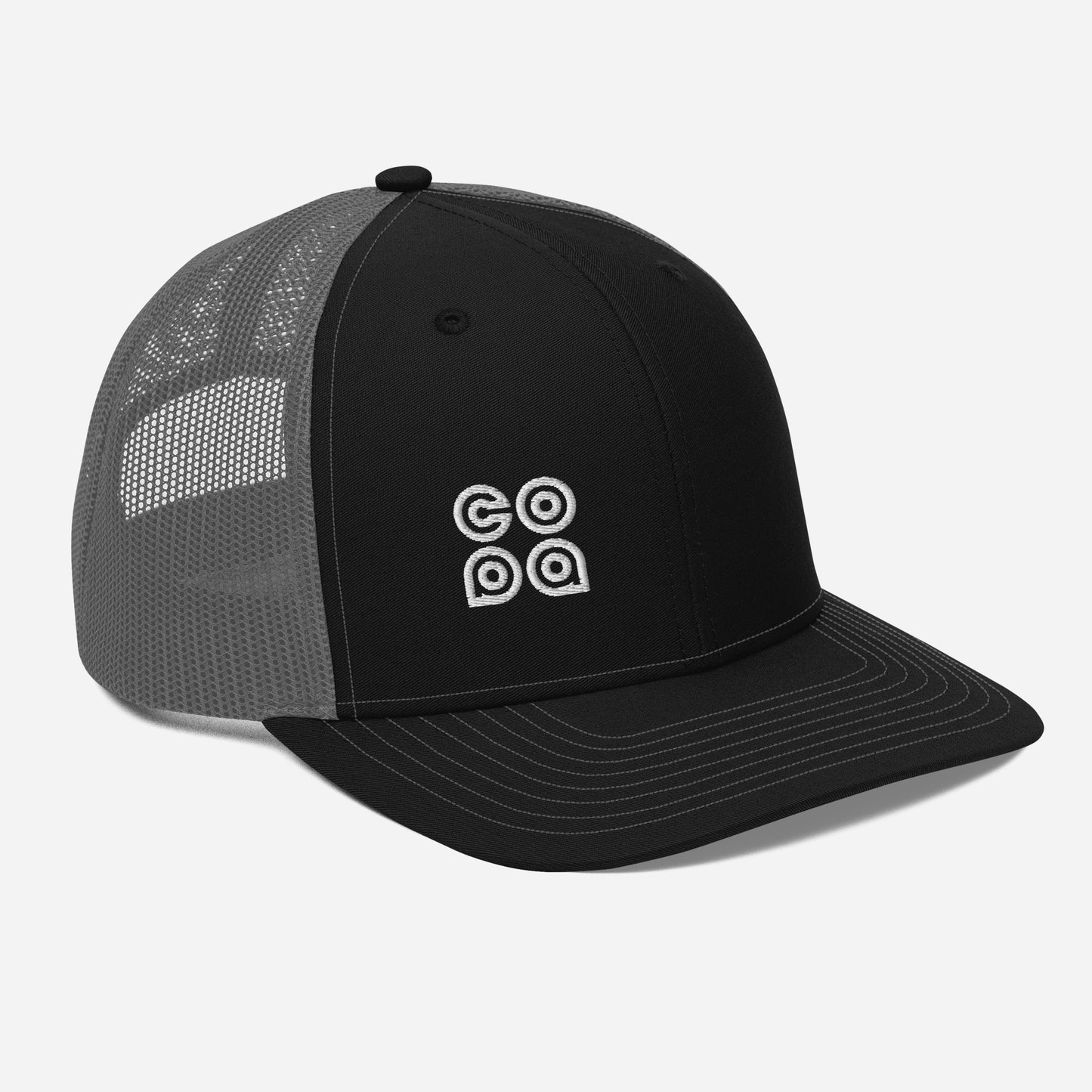 Matchup Trucker Hat Copa Beach Tennis - Black + Charcoal