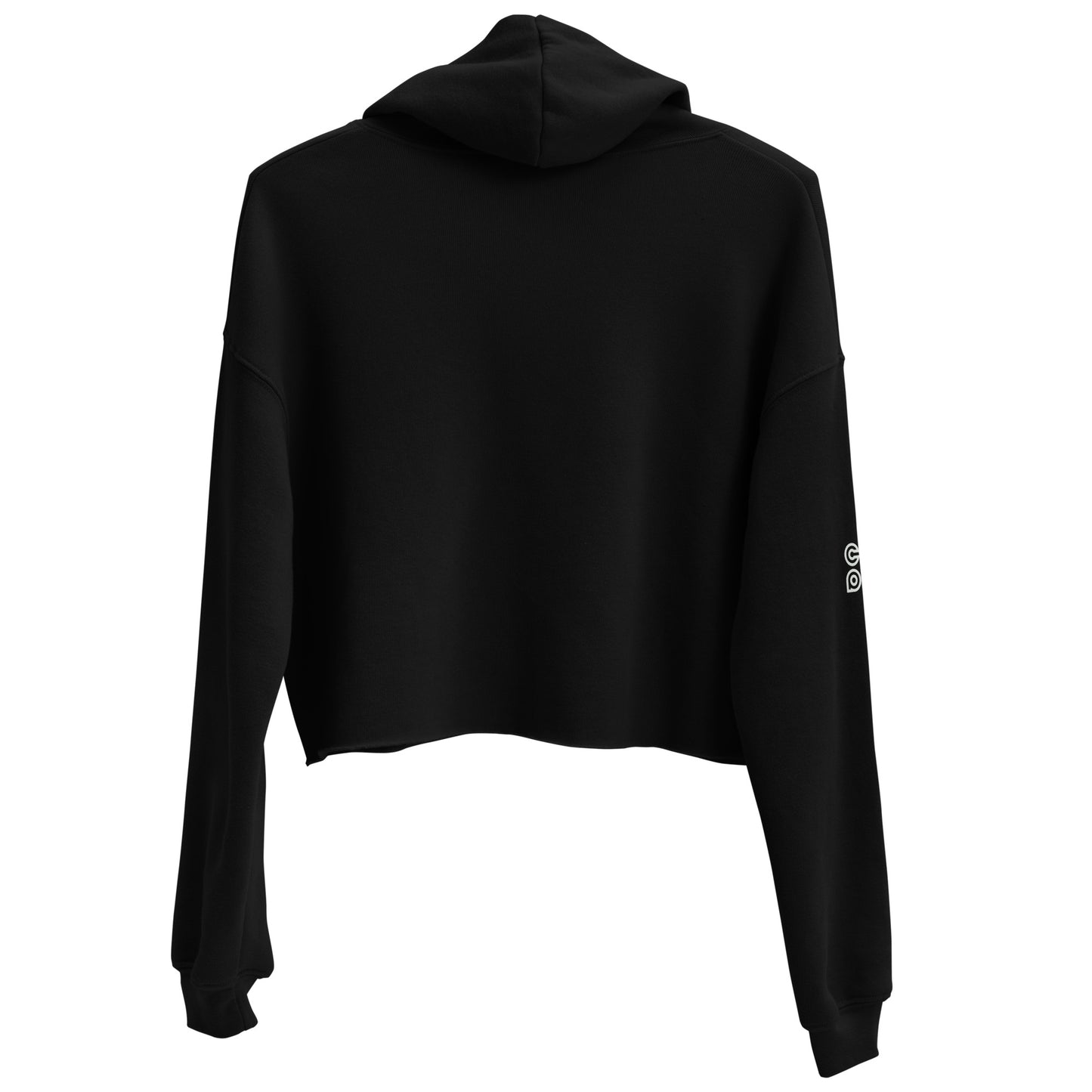 Drop Volley Crop Top Hoodie Copa Beach Tennis - Black