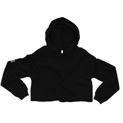 Drop Volley Crop Top Hoodie Copa Beach Tennis - Black