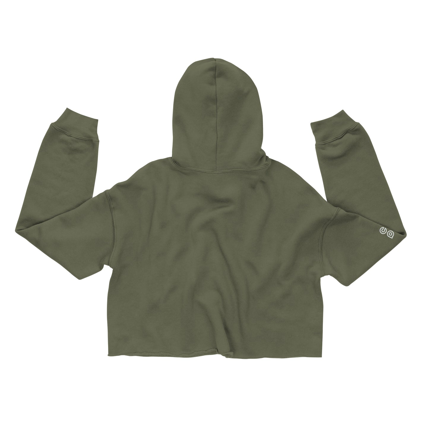 Drop Volley Crop Top Hoodie Copa Beach Tennis - Olive Green