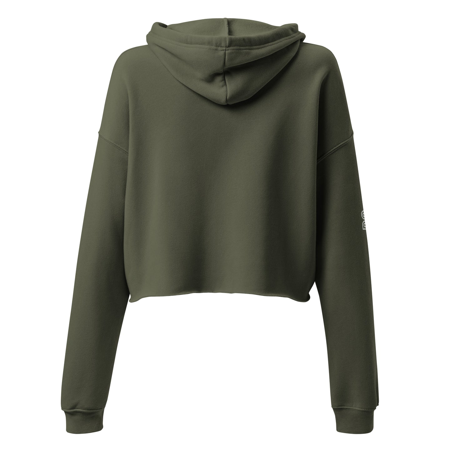 Drop Volley Crop Top Hoodie Copa Beach Tennis - Olive Green