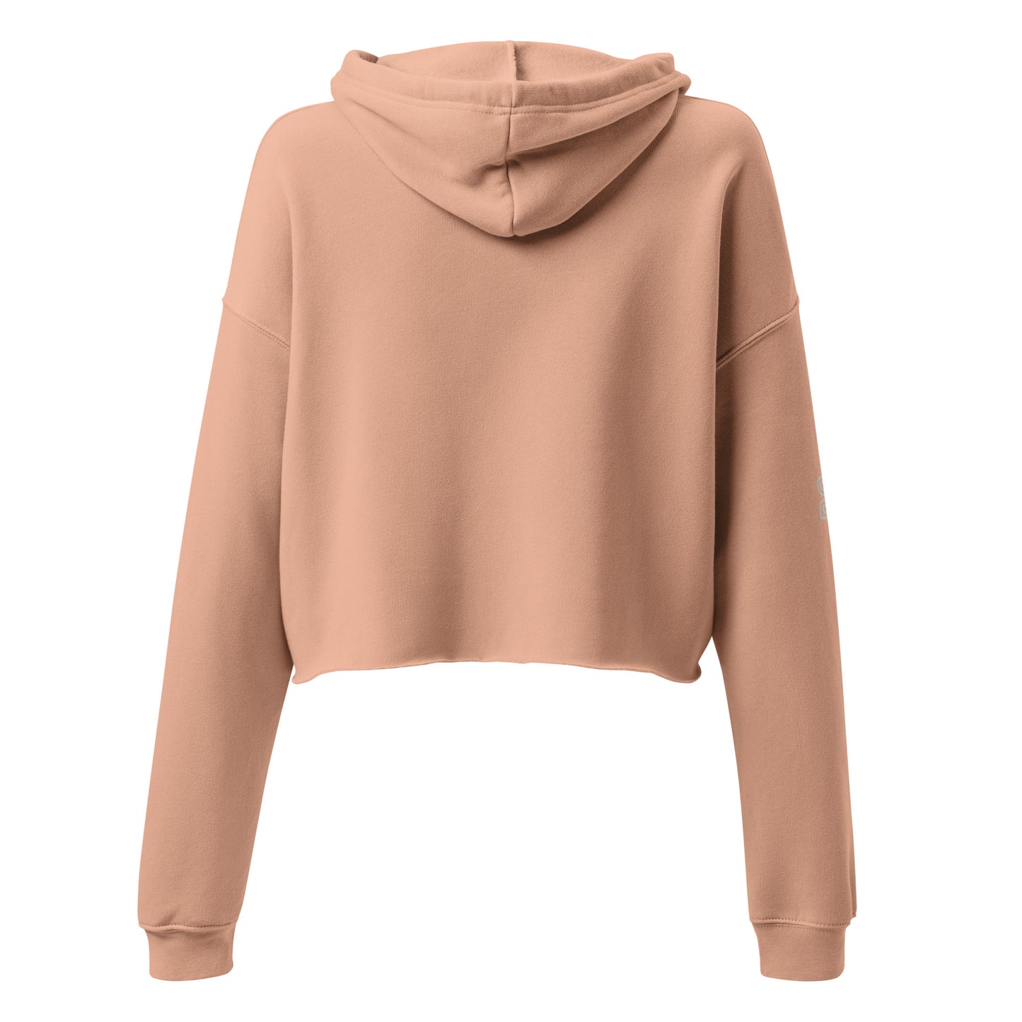 Drop Volley Crop Top Hoodie Copa Beach Tennis - Peach