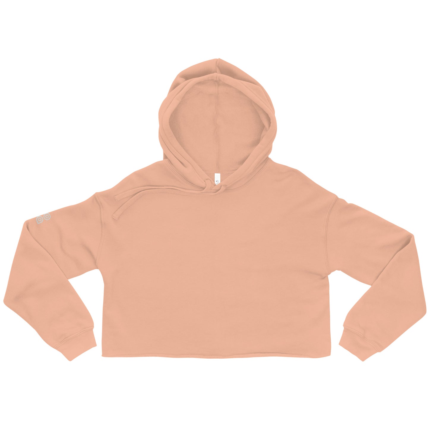 Drop Volley Crop Top Hoodie Copa Beach Tennis - Peach