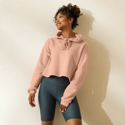 Drop Volley Crop Top Hoodie Copa Beach Tennis - Peach