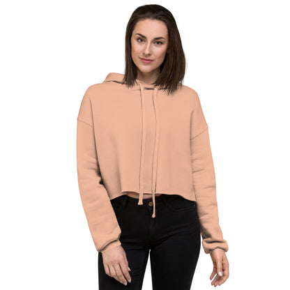 Drop Volley Crop Top Hoodie Copa Beach Tennis - Peach