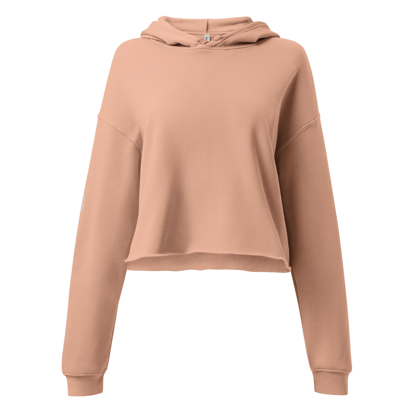 Drop Volley Crop Top Hoodie Copa Beach Tennis - Peach