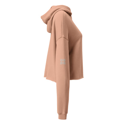 Drop Volley Crop Top Hoodie Copa Beach Tennis - Peach