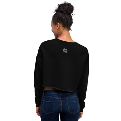 Crop Top Drop Shot Sweatshirt Copa Beach Tennis - Black