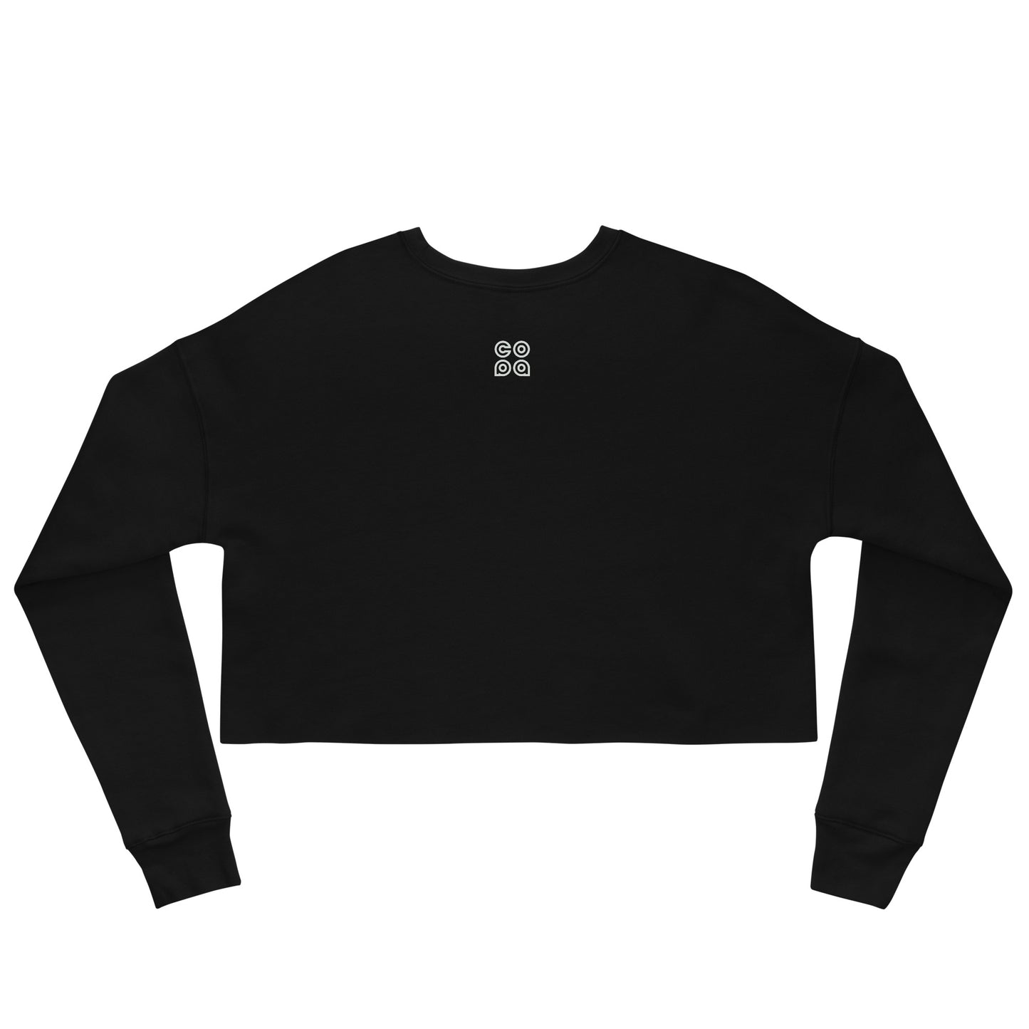 Crop Top Drop Shot Sweatshirt Copa Beach Tennis - Black