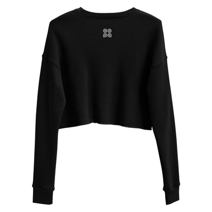 Crop Top Drop Shot Sweatshirt Copa Beach Tennis - Black