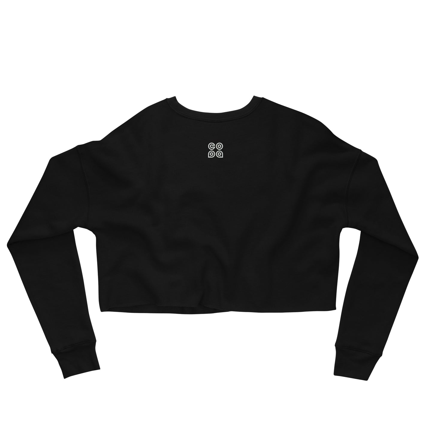 Crop Top Drop Shot Sweatshirt Copa Beach Tennis - Black