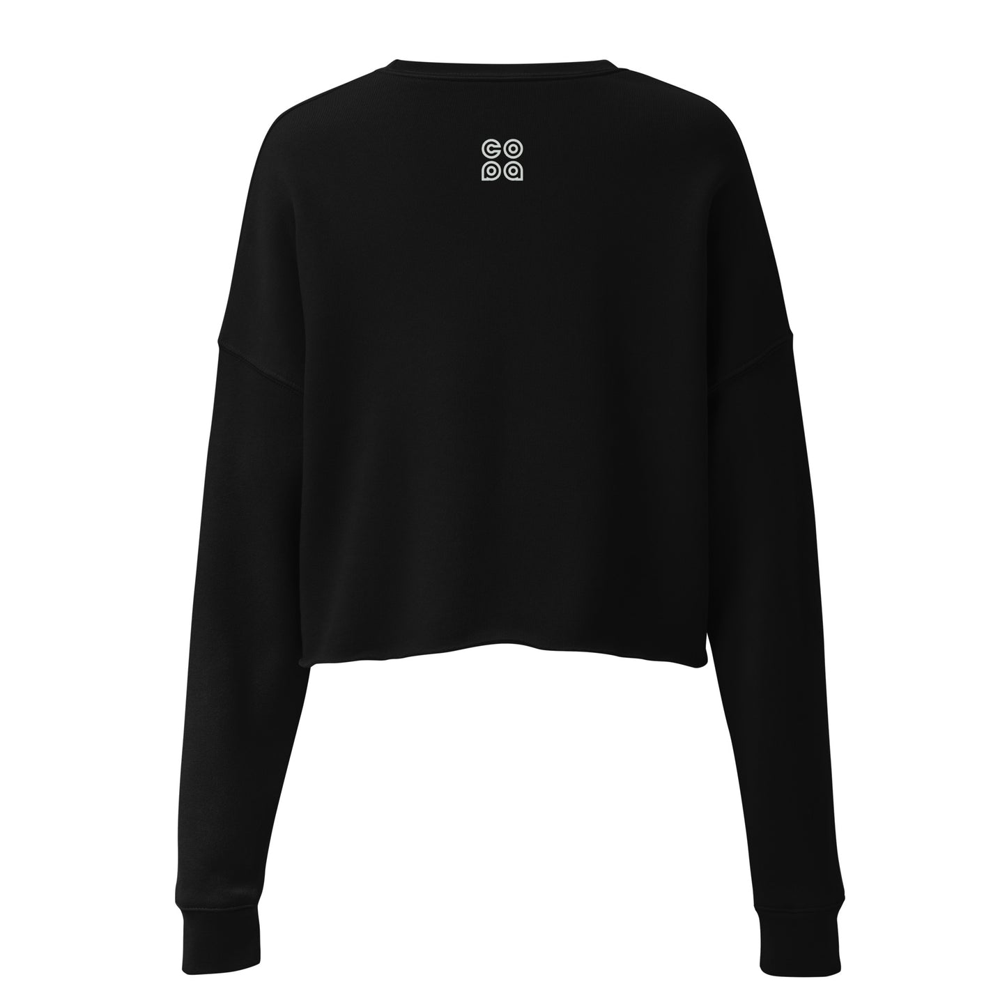 Crop Top Drop Shot Sweatshirt Copa Beach Tennis - Black