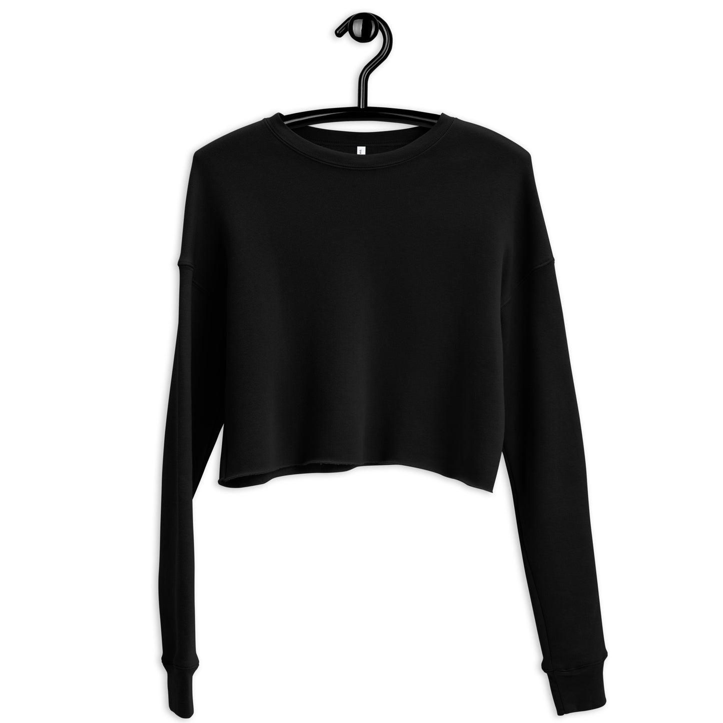 Crop Top Drop Shot Sweatshirt Copa Beach Tennis - Black