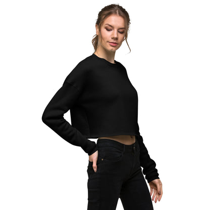 Crop Top Drop Shot Sweatshirt Copa Beach Tennis - Black