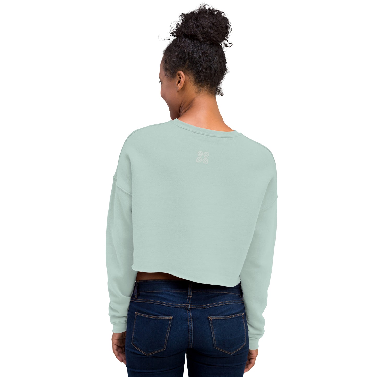 Crop Top Drop Shot Sweatshirt Copa Beach Tennis - Dusty Green