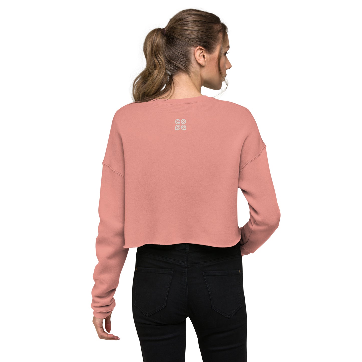 Crop Top Drop Shot Sweatshirt Copa Beach Tennis - Mauve