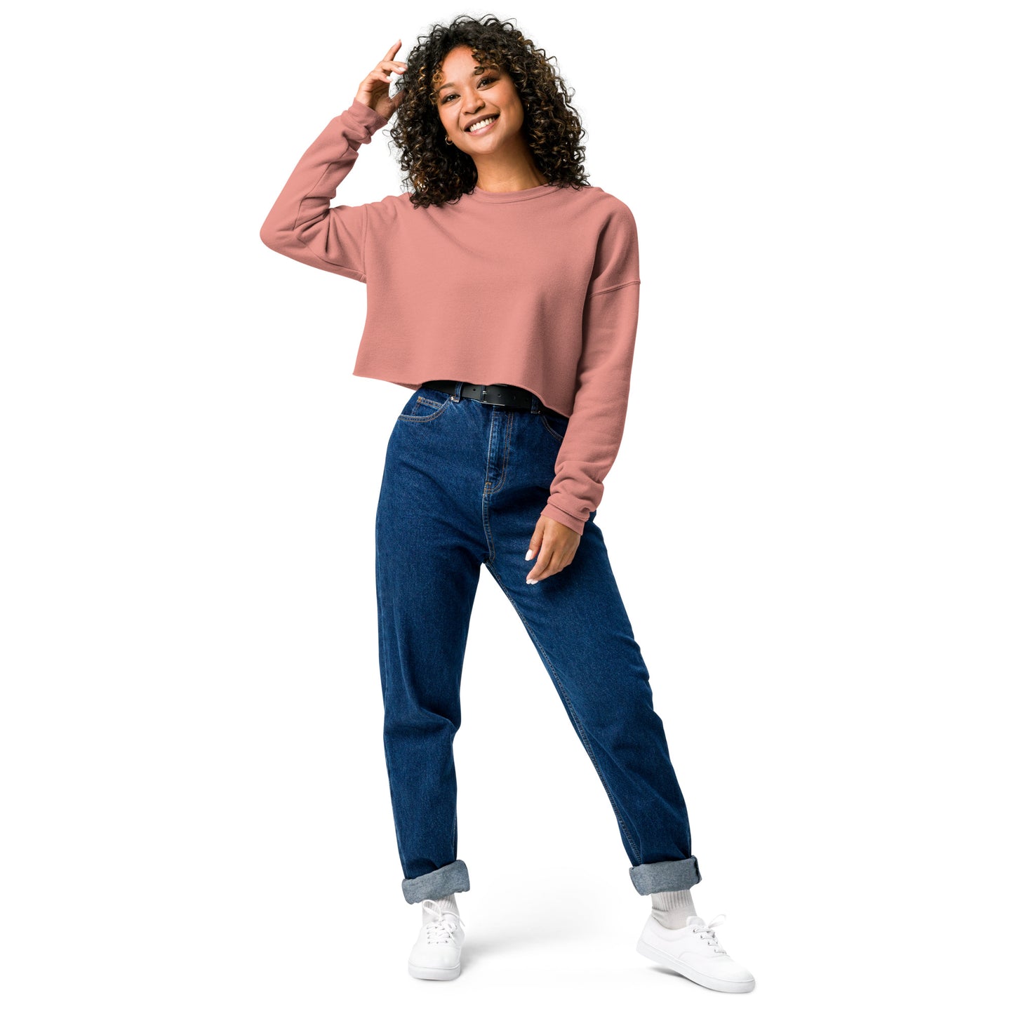 Crop Top Drop Shot Sweatshirt Copa Beach Tennis - Mauve